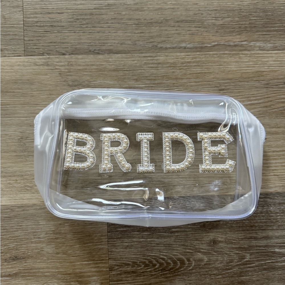 Clear Bride Makeup Bag